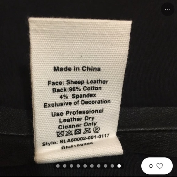 NWT Avec Les Filles Leather Skirt, Sz 4 - Picture 5 of 8